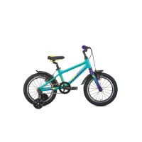 Детский велосипед Format Kids 16 2021, бирюзовый матовый, рама One Size