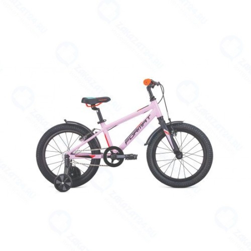 Детский велосипед Format Kids 18 2021, розовый, рост One Size
