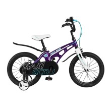 Детский двухколесный велосипед Maxiscoo, Серия "Cosmic", Стандарт, 16", Фиолетовый