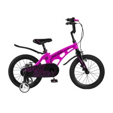 Детский двухколесный велосипед Maxiscoo, Серия "Cosmic", Стандарт, 16", Розовый Матовый