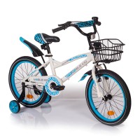 Детский велосипед Mobile Kid Slender 18", White Blue