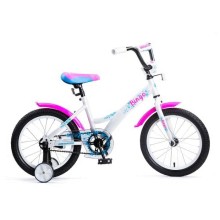 Детский велосипед Navigator Bingo 16", белый-розовый (ВН16151)