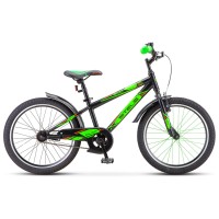 Детский велосипед 20" STELS Pilot-200 Gent (11" Чёрный/салатовый)