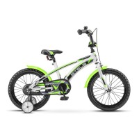 Детский велосипед Stels 16" Arrow V020 Белый/Зелёный