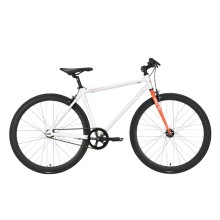 Шоссейный велосипед Stark'22 Terros 700 S белый/оранжевый 16"