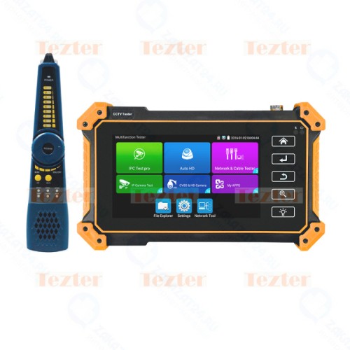 Универсальный монитор-тестер AHD/CVI/TVI/CVBS и IP-видеосистем. TEZTER TIP-H-T-5