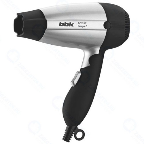 Фен BBK BHD1200 черный/серебро
