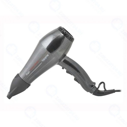 Фен Harizma Ergo Style Ionic, серебристый