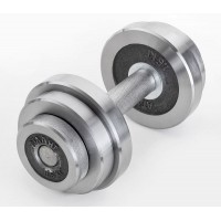 Гантель Атлант Спорт с галтованными дисками 7 кг (металл), разборная