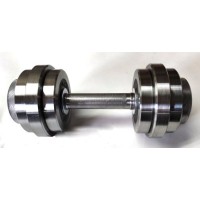 Гантель Атлант Спорт с галтованными дисками 9 кг (металл), разборная