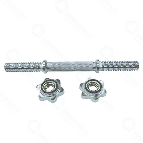 Гриф LITE WEIGHTS R0234 гантельный, хромированный, длина 36 см