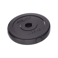 Диск STARFIT BB-203 1,25 кг, d=26 мм, черный, пластиковый