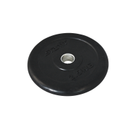 Диск STARFIT BB-202 2,5 кг, d=26 мм, стальная втулка, черный, обрезиненный