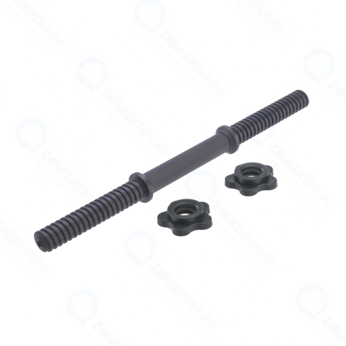 Гриф гантельный STARFIT BB-106 40 см, (d = 25 мм), пластиковый, с пластиковыми замками