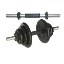 Гриф Титан d 31 мм гантельный, обрезиненная ручка/гайка L450 мм Гриф Титан d 31 мм гантельный, обрезиненная ручка/гайка L450 мм