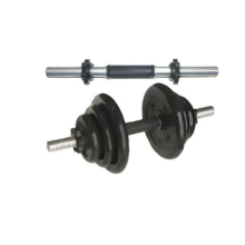 Гриф Титан d 26 мм гантельный, обрезиненная ручка/гайка L400 мм Гриф Титан d 26 мм гантельный, обрезиненная ручка/гайка L400 мм