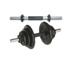 Гриф Титан d 26 мм гантельный, обрезиненная ручка/гайка L450 мм Гриф Титан d 26 мм гантельный, обрезиненная ручка/гайка L450 мм