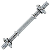 Гриф гантельный TORRES арт.PL5030, d25 мм, 35 см, сталь, замок-гайка, хром
