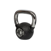 Гиря Original FitTools 8 кг с хромированной ручкой полиуретановая (CPU)