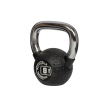 Гиря Original FitTools 8 кг с хромированной ручкой полиуретановая (CPU) Гиря Original FitTools 8 кг с хромированной ручкой полиуретановая (CPU)