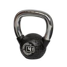 Гиря Original FitTools 4 кг с хромированной ручкой полиуретановая (CPU) Гиря Original FitTools 4 кг с хромированной ручкой полиуретановая (CPU)