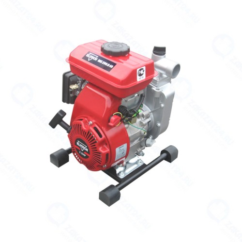 Мотопомпа ELITECH МБ 200 Д 40 (4-такт),1.1кВт\1.5л.с.,200л\мин,выс-25м,гл-6м,т\бак-0.65л,патр-40мм,15кг,ч\вод(вкл5мм)