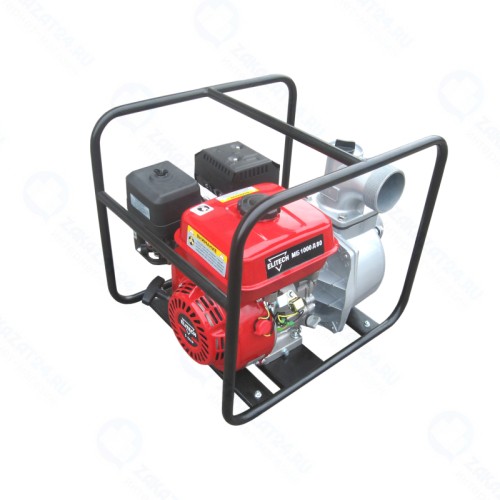 Мотопомпа бензиновая ELITECH МБ 1000 Д 80 (4-такт),4.1кВт\5.5л.с.,1000л\мин,выс-30м,гл-6м,т\бак-3.6л,патр-80мм,30кг,ч\вод(вкл5мм)