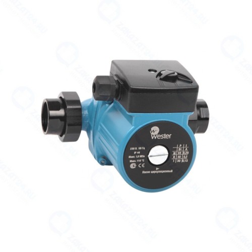 Циркуляционный насос WESTER LINE Wester WCP 25-40G 130 мм 0-18-0015 (с гайками)
