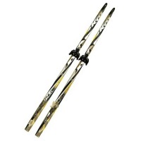 Лыжный комплект STC 75 мм, 195 см без палок, WAX Skol biathlon yellow/black