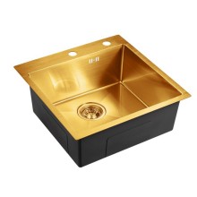 Кухонная мойка EMAR EMB-117A PVD Nano Golden Кухонная мойка EMAR EMB-117A PVD Nano Golden