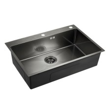 Кухонная мойка EMAR EMB-125A PVD Nano Dark Кухонная мойка EMAR EMB-125A PVD Nano Dark