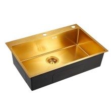 Кухонная мойка EMAR EMB-125A PVD Nano Golden Кухонная мойка EMAR EMB-125A PVD Nano Golden