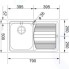 Кухонная мойка FRANKE LLL 611 (101.0086.233) нерж сталь декор правая мойка (стоп)