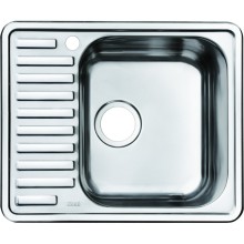 Кухонная мойка IDDIS Strit S STR58PRi77 нержавеющая сталь, полированная, чаша справа, 585*485