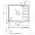 Кухонная мойка IDDIS Strit S STR58SLi77, шелк, чаша слева, 585*485
