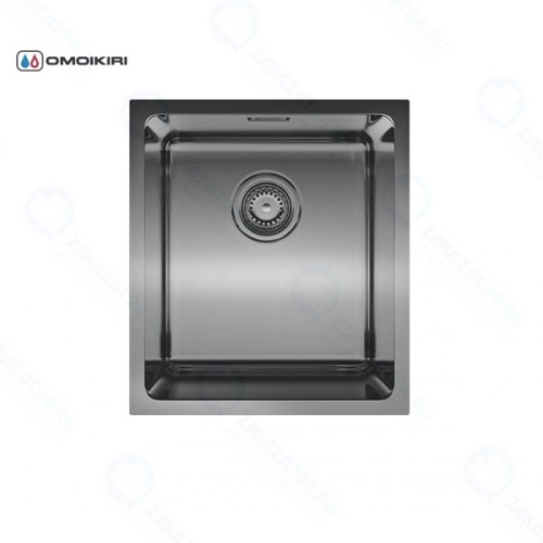 Кухонная мойка Omoikiri Notoro/Tadzava 39-GM нерж/вороненая сталь 4993079