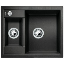 Кухонная мойка Blanco METRA 6 SILGRANIT 516165 антрацит с клапаном-автоматом Кухонная мойка Blanco METRA 6 SILGRANIT 516165 антрацит с клапаном-автоматом