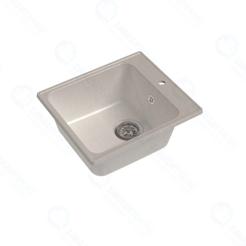 Кухонная мойка GranFest QUARZ ECO-17 1-чаш. 420*480 (белый)