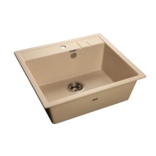 Кухонная мойка GranFest Quadro Q-560L бежевый Кухонная мойка GranFest Quadro Q-560L бежевый