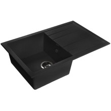Кухонная мойка GranFest Quadro Q-650L чёрный Кухонная мойка GranFest Quadro Q-650L чёрный