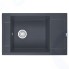 Кухонная мойка GRANULA GR-7806 шварц