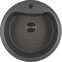 Мойкa MIXLINE ML-GM09 круглая, темно-серая