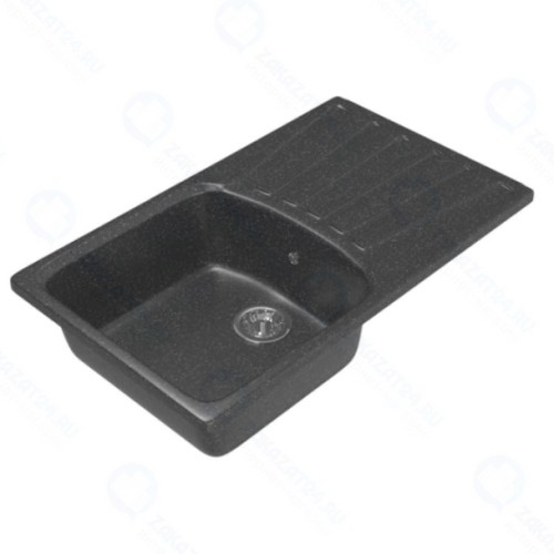 Мойка MIXLINE 525159 ML-GM20 с крылом черная