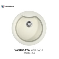 Кухонная мойка Omoikiri Yasugata 48R-WH Tetogranit/белый