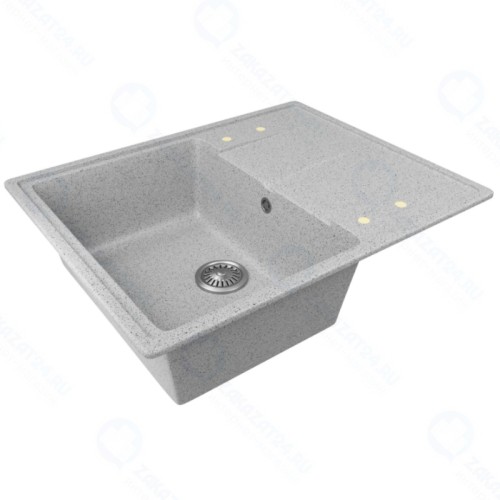 Мойка ZOX 544297 ZX-GM 05 с крылом серая