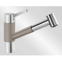 Смеситель Blanco TIVO-S 517619 SILGRANIT с выдвижным изливом