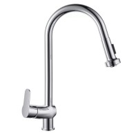 Смеситель для кухни D&K Rhein.Marx DA1392501 с выдвижной лейкой хром