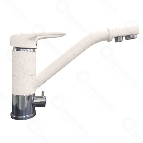 Смеситель для кухни GranFest 2624-1 бел