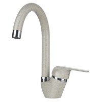 Смеситель для кухонной мойки GRANULA GR-1024, пирит