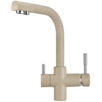 Смеситель для кухонной мойки GRANULA GR-2015, пирит